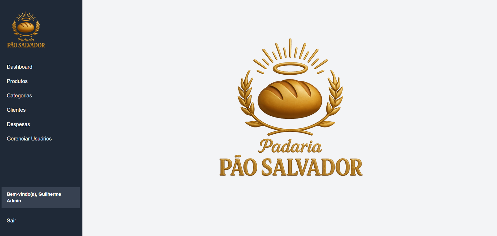 Projeto Sistema de gestão de padaria